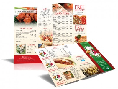 Menus Printed