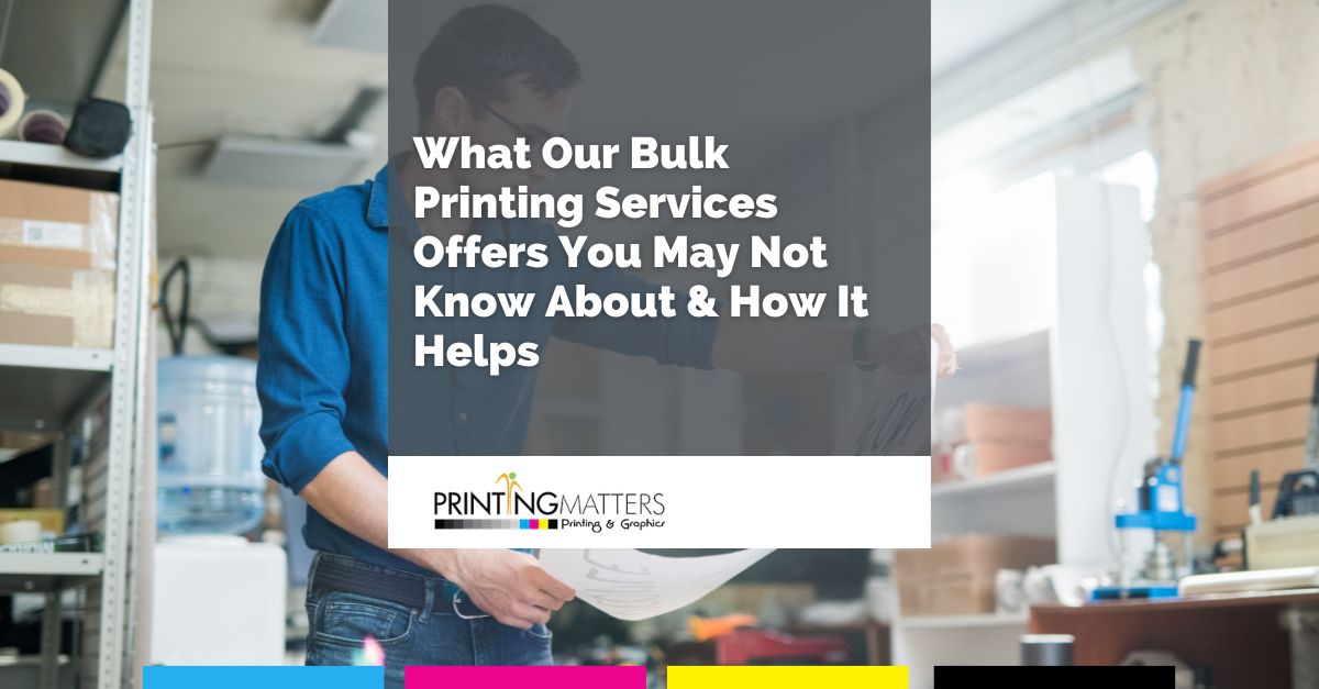 Bulk Printing Services