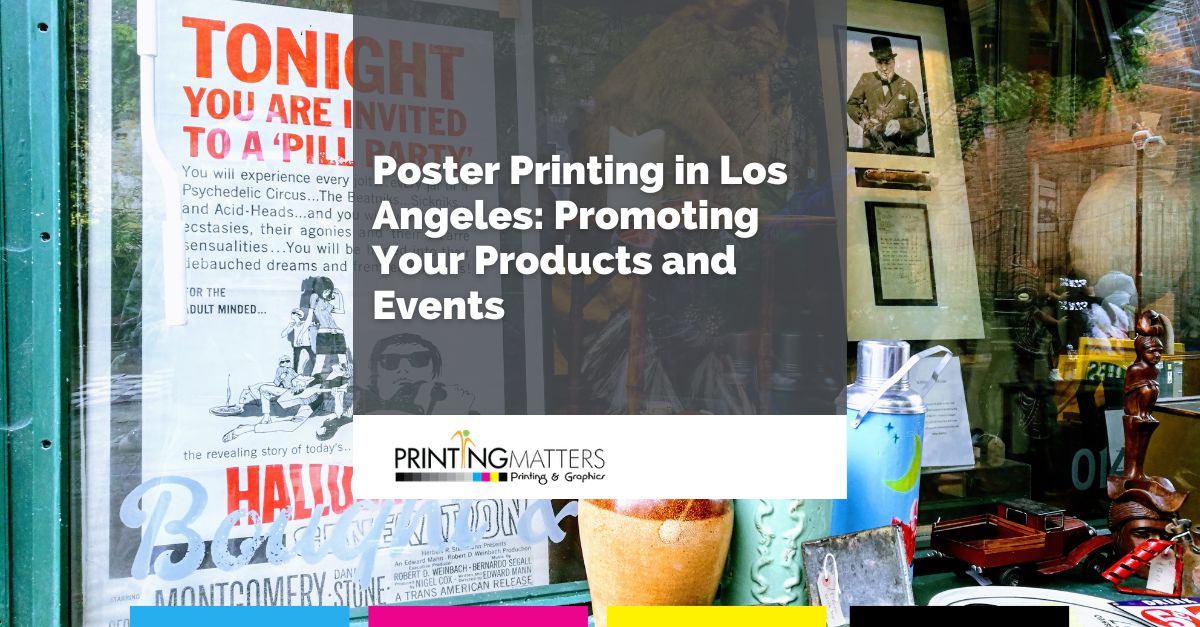 Poster Printing Los Angeles